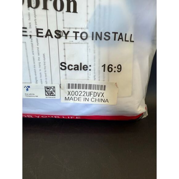 Simple Projector Screen ~ Mdbebbron ~ Scale: 16:9, Size 120 Inches - Picture 2 of 6